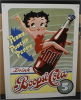 Betty Boops Boopsi Cola Tin Sign