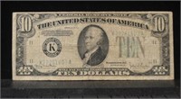 1934 D $10 Note Miscut & Misprint?