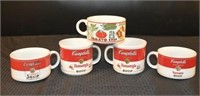 4 Campbells Soup Cups