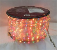 1 rope in/outdoor rope lights 150' multicolored