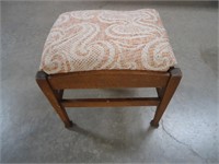 Padded Wood Framed Bench