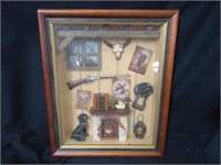 Shadow Box Frame with Western Decor