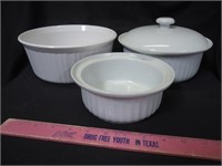 3 Set Porcelain Bowl Set with 1 Lid