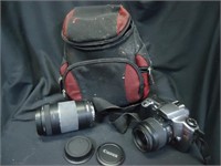 Canon 35mm Camera with Assecories & Case