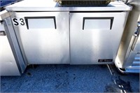 True TWT-48 2-Door 48" Worktop Refrigerator
