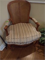 Oak, Meshback armed chair
