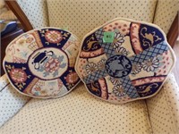 Pair of embroidered pillows