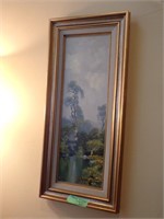 Framed A D Greer painting
