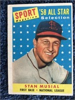 1958 Topps Stan Musial All-Star #476