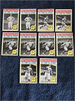 Lot of 10 - 1976 Topps All-Time All Stars