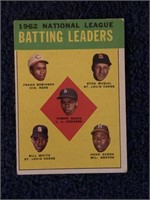 1963 Topps League Leaders - #1 Hank Aaron