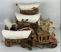 Wood Covered Wagons, Ropes & More