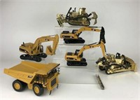 Metal Cat & Caterpillar Construction Toys