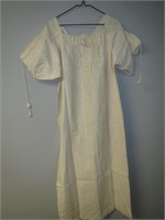 VTG Handmade Woven Cotton Cutwork Dress