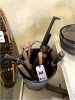 Pail of Mallets and Hammers