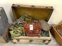 Trunk Filled with Military Uniforms