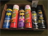 (6) Cans of Bug Spray