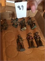 Very Old Iron Soldiers & Cowboys (6) PCS