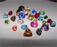 5 Total Cut GEMSTONES assorted Types/Sizes