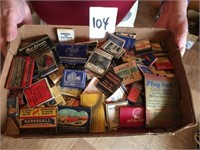 Very Old Match Book Collection