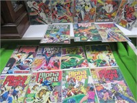 Large Lot of Alpha Fight Comics