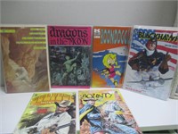Mixed Lot of Comics - Dragon Moon, Black Hawk, etc