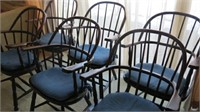 6 Windsor Back Chairs
