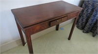 Straight Leg Chippendale Flip top Table