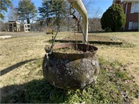 Cast Iron Outdoor Footed Cauldron