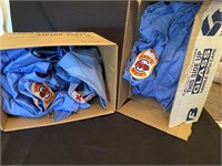 Boxes of Firefighter Work Uniforms