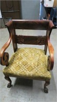 Burrow Wood Square Back Chair