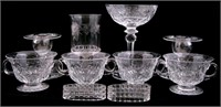 GLASS TABLEWARE - LOT OF 10