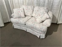 Floral Upholstered Loveseat