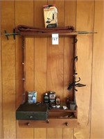 Gun Rack & Gun Cleaning Supplies