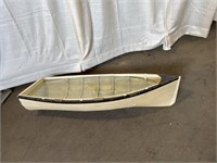 Wooden Boat Form Coffee Table