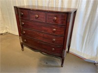 Sheraton Style Walnut Chest of Drawers