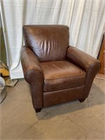 Leather Upholstered Power Recliner