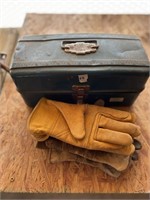 Tool Box, Tools, And Gloves