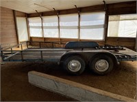 16 Ft Flat Bed Trailer With Ramps