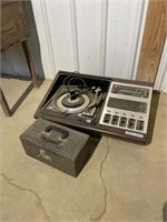 Zenith Record Player And 8 Track Player