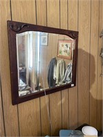Antique Bevel Glass Mirror