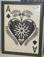 Ace of Spces Decorative Wall Print