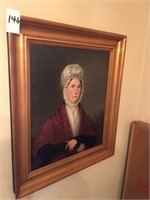 Mid 1800's  Oil Painting ( 33" x 37")
