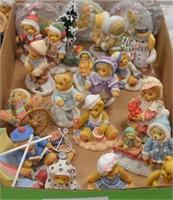15+ Piece Cherrished Teddies Figurines