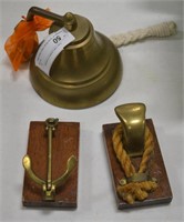 Vintage 6" Solid Brass Ship's Bell & More