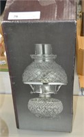 16" Royal Tiara Hurricane Oil lamp In Box
