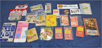 Lot Various Vintage Advertisment Packaging Items