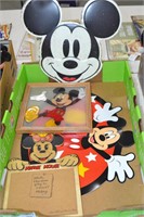 Lot Vintage Disney Mickey Mouse Decorative Items