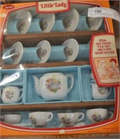 Jaymar Little Lady 22pc Toy China Tea Set In Box