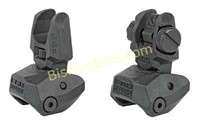 FAB DEF POLY FLIP-UP SIGHT SET BLK